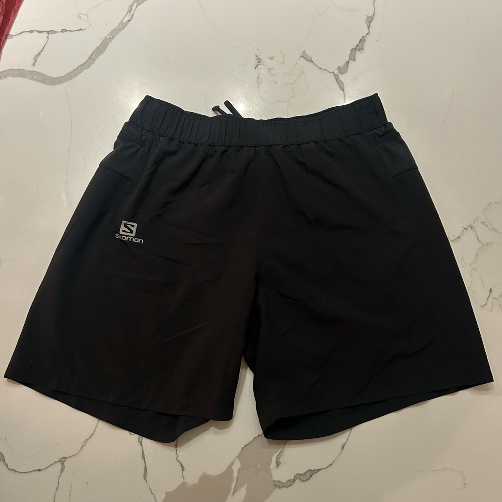 Salomon Men's Athletic Black Shorts